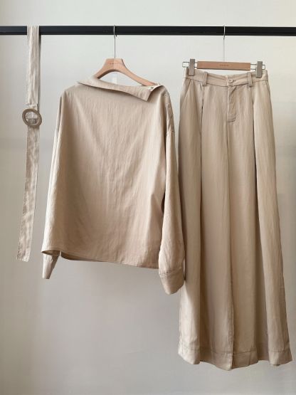 Warren One Shoulder Top & Pants Set