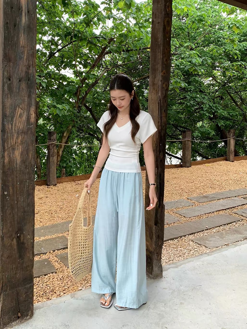 Dinny Linen Blend Relax Pants