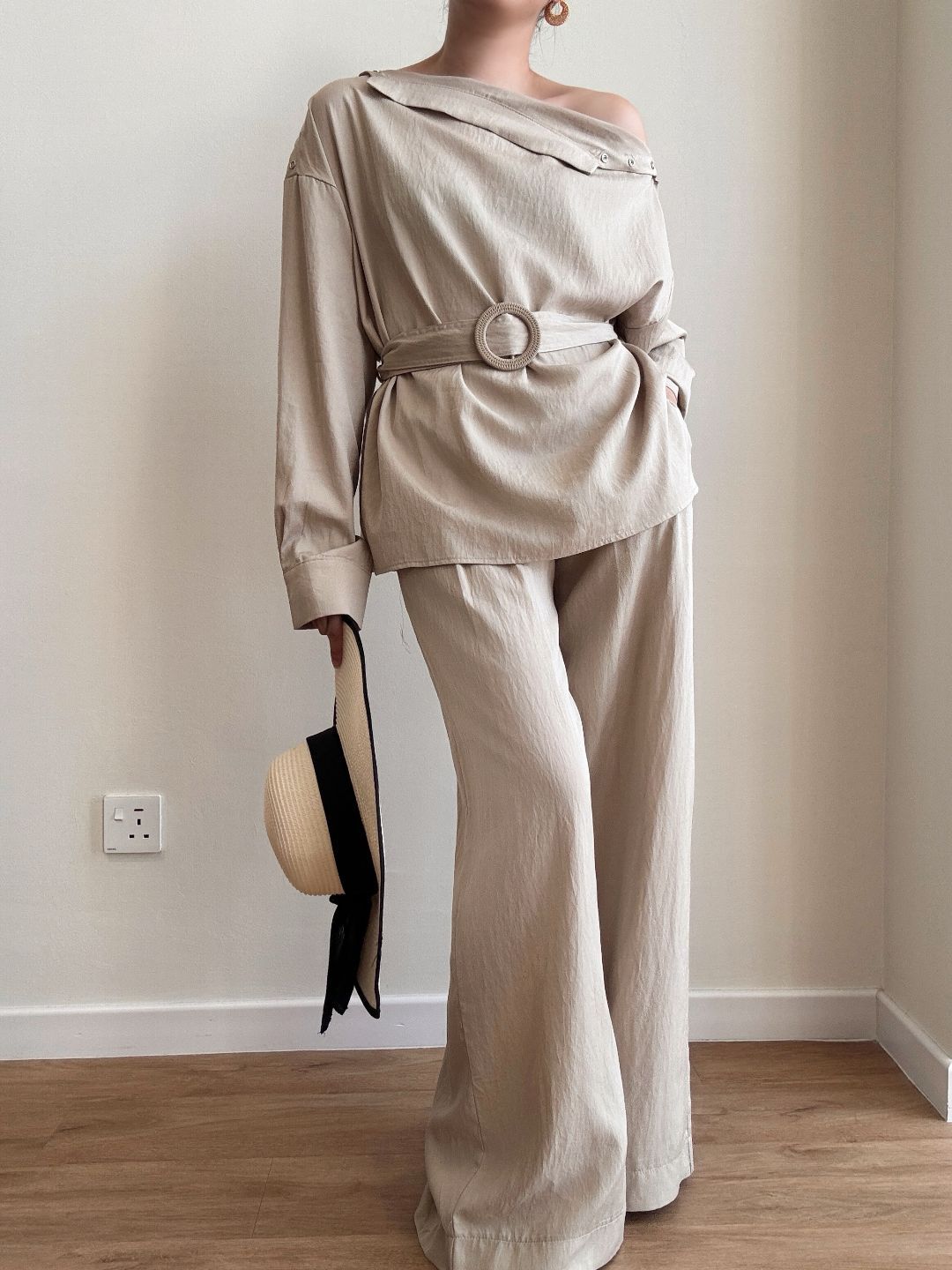 Warren One Shoulder Top & Pants Set