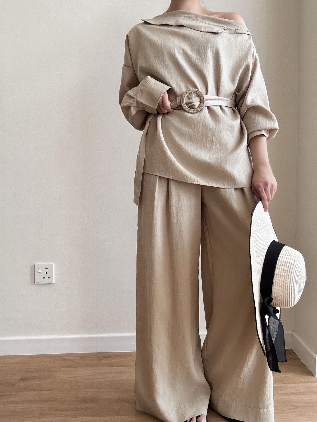 Warren One Shoulder Top & Pants Set