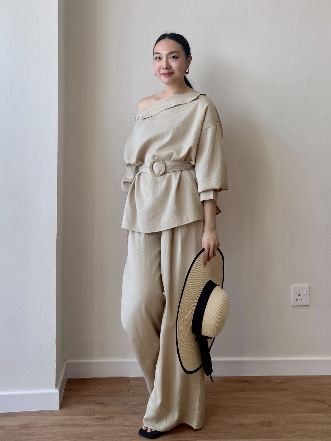 Warren One Shoulder Top & Pants Set