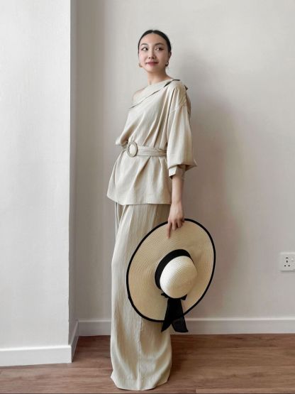 Warren One Shoulder Top & Pants Set