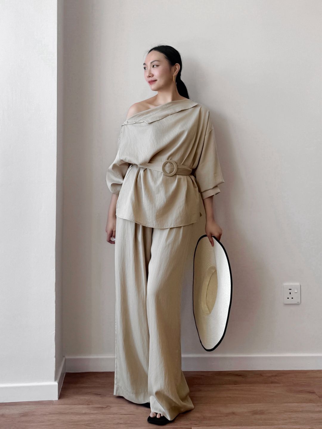 Warren One Shoulder Top & Pants Set
