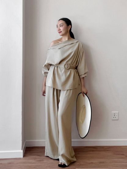 Warren One Shoulder Top & Pants Set