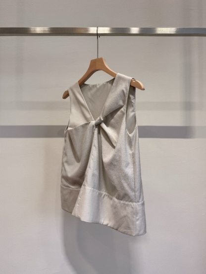 Sleeveless V-Neck Top