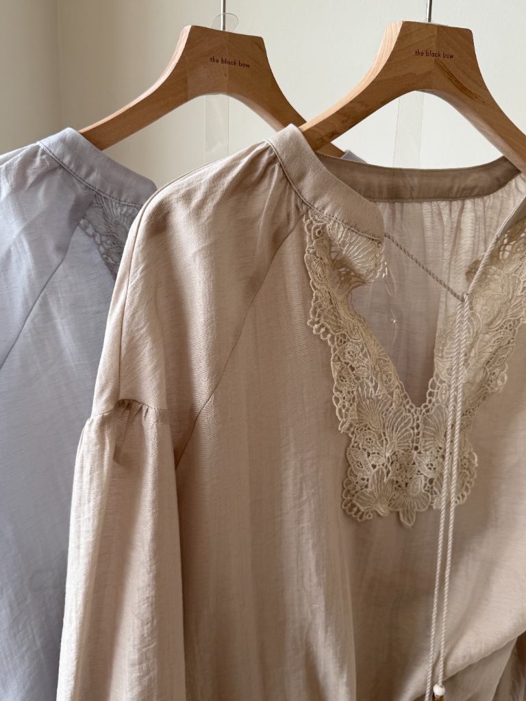 Perry Tencey Blend Lacey Trim Top & Shorts Set
