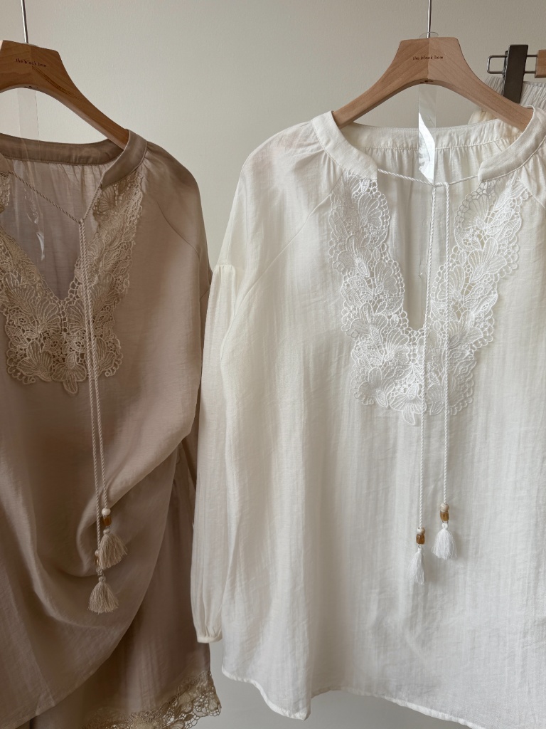 Perry Tencey Blend Lacey Trim Top & Shorts Set