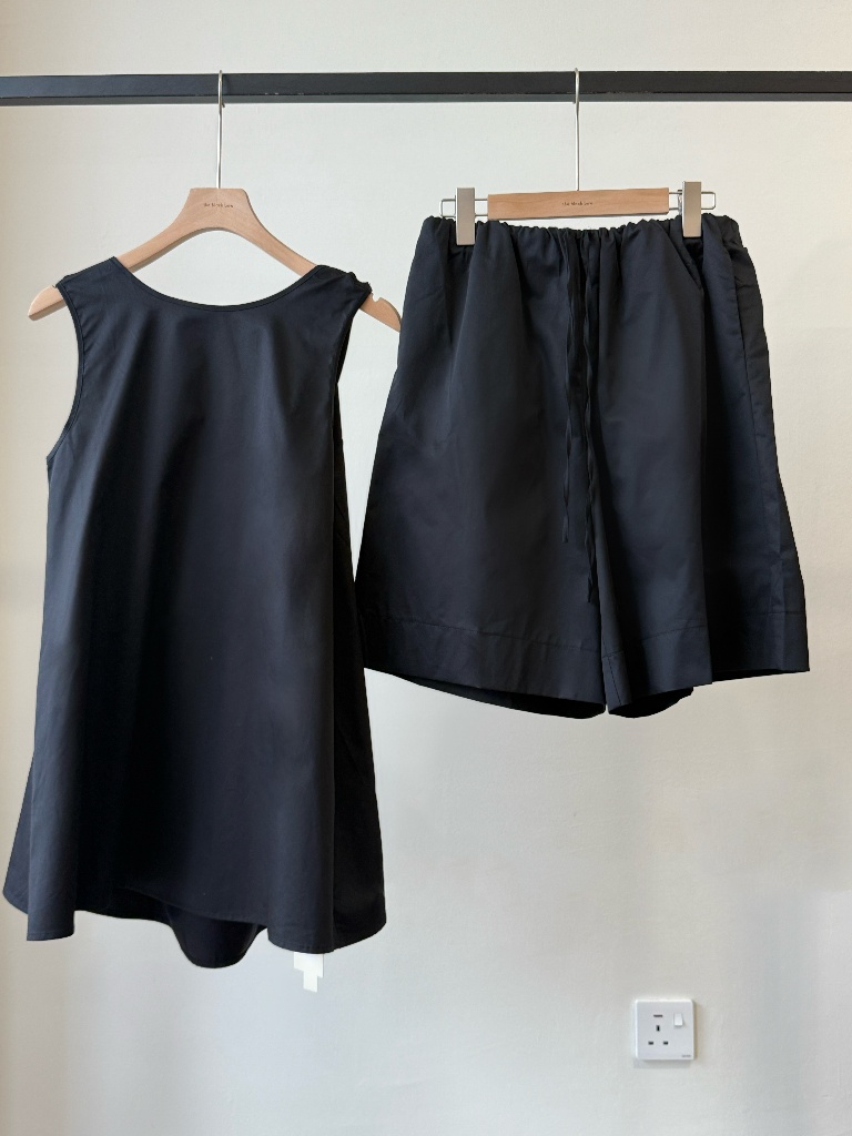 Paige Reversible Top & Relaxed Wide-Leg Bermuda Shorts (Sold seperately)