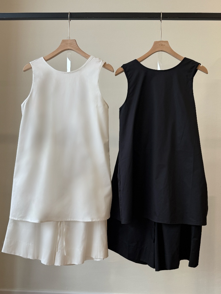 Paige Reversible Top & Relaxed Wide-Leg Bermuda Shorts (Sold seperately)