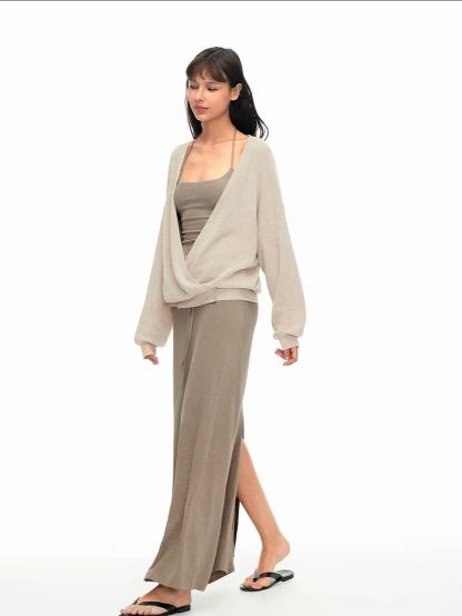 Gianna Four-Piece Soft Knit Set (Sold Seperately-Top, Cardigan, Pants, Skirt)