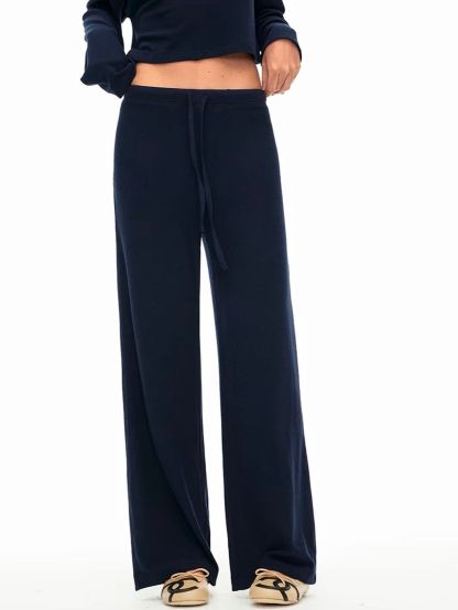 Gracia One Shoulder Knit Top & Drawstring Pants (Sold Seperately)