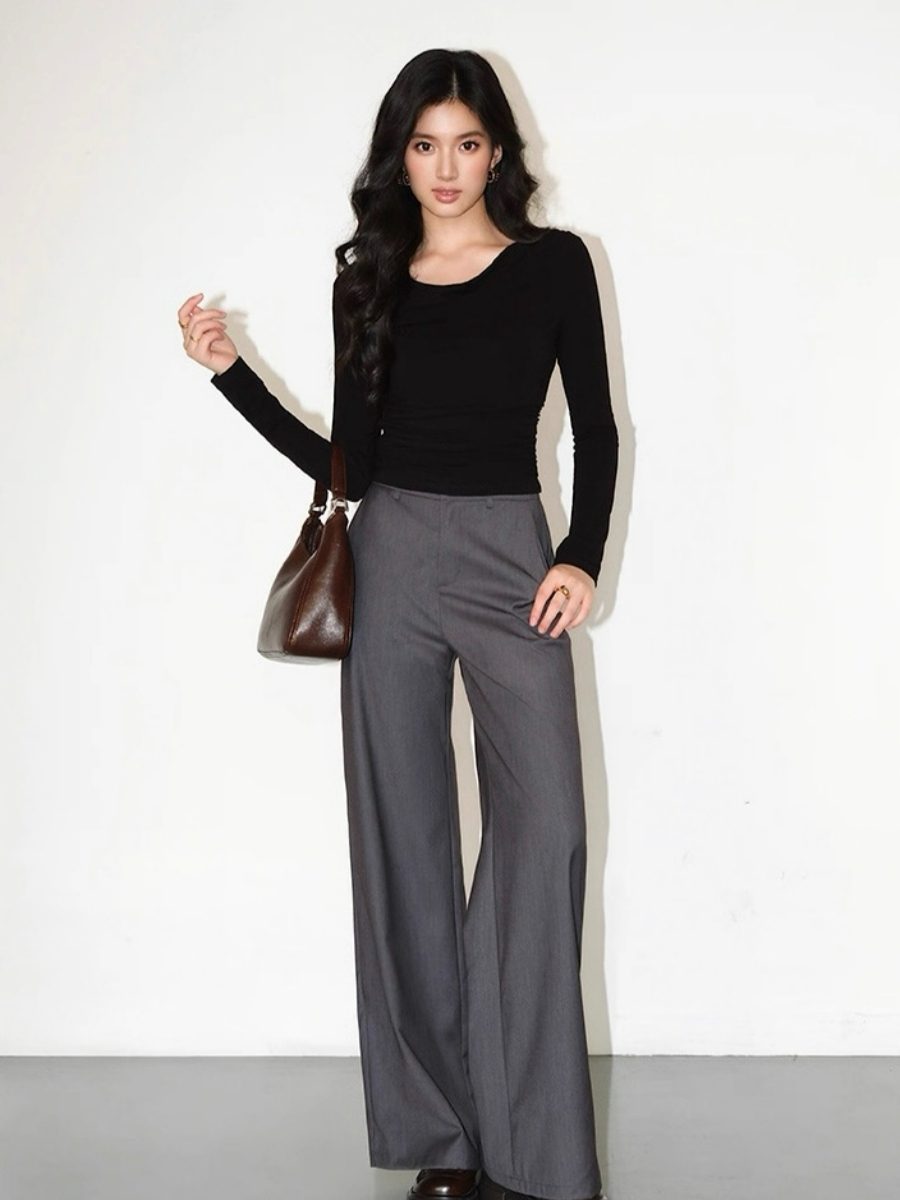 Alice One Shoulder/ Swing Collar Two Way Top