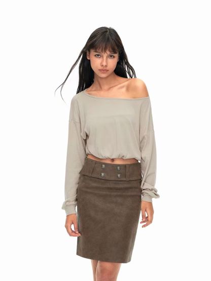 Giselle Three-Way Convertible Draped Top