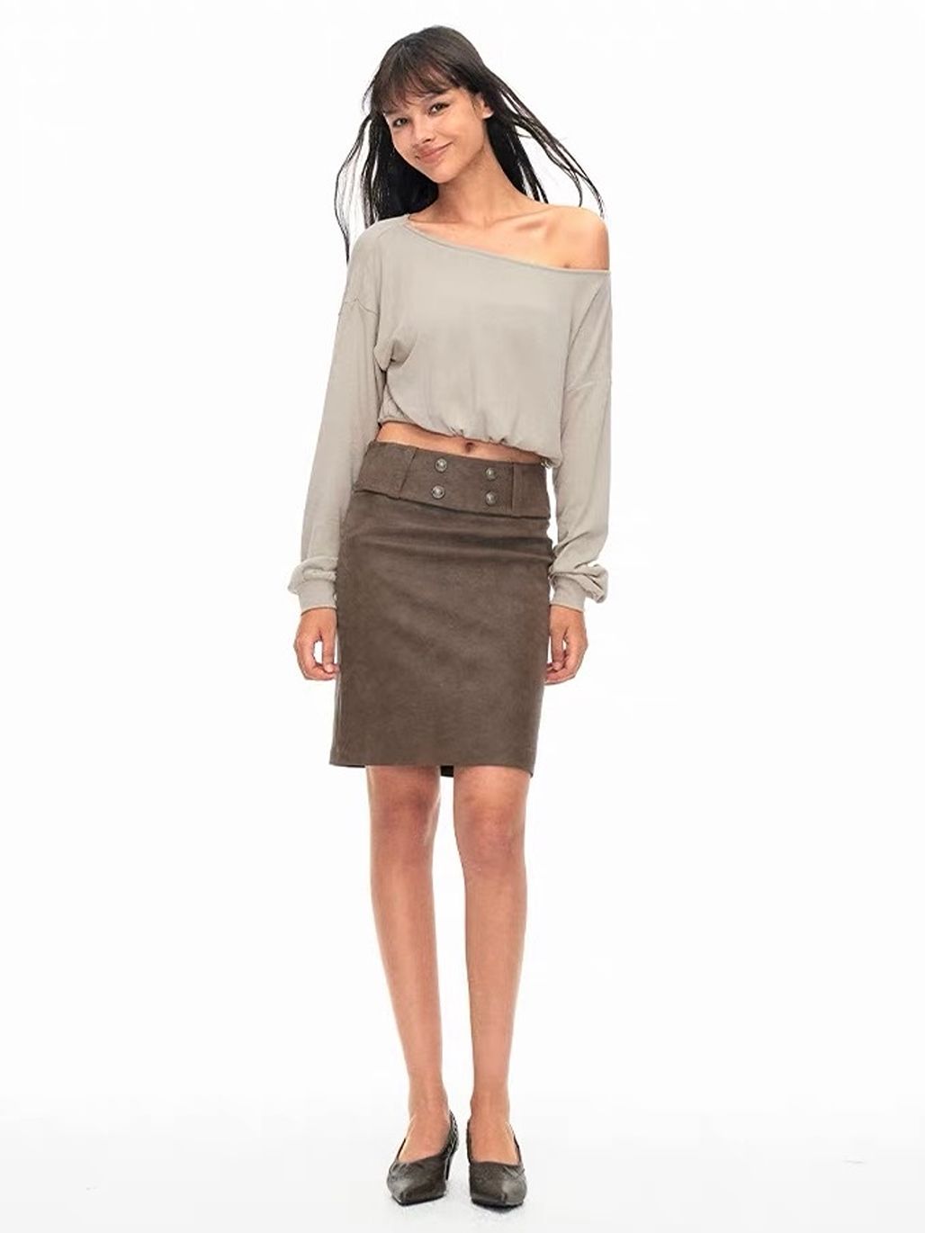 Giselle Three-Way Convertible Draped Top