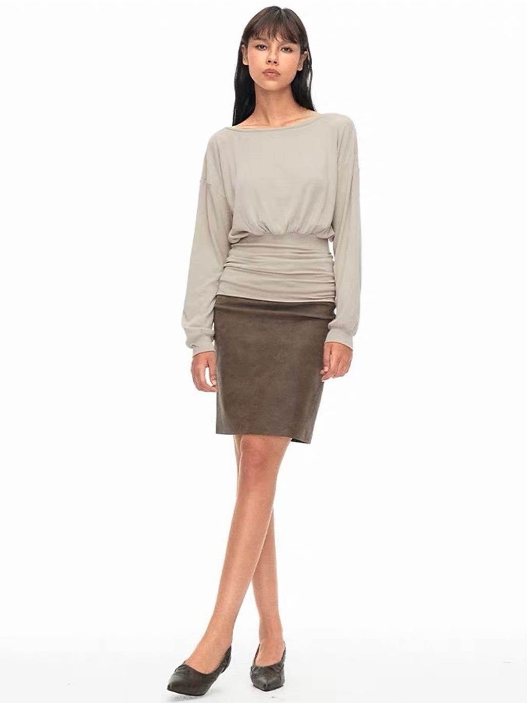 Giselle Three-Way Convertible Draped Top