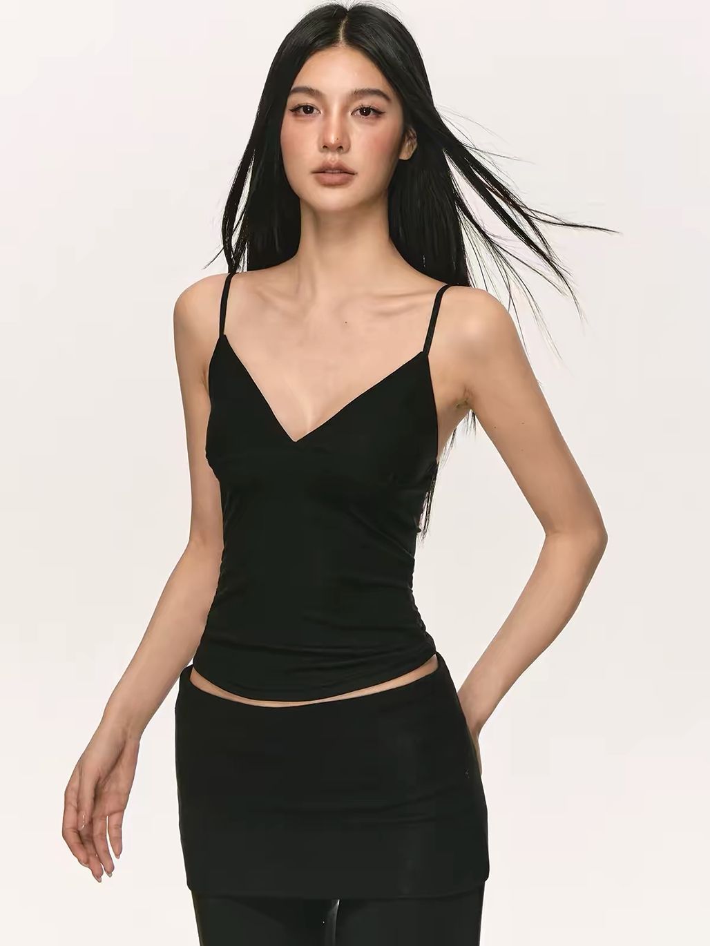 Georgina Sheer Slouchy Knit Layering Set (Sold Seperately-Outwear, Bralette, Cami Top)