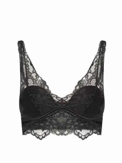 Glorya Floral-Lace Bralette Top