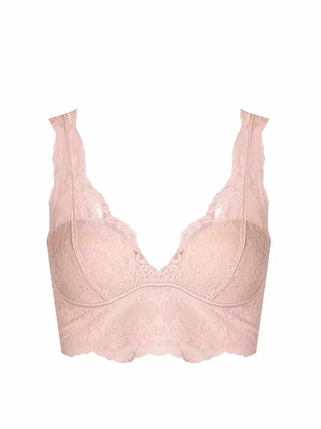 Glorya Floral-Lace Bralette Top