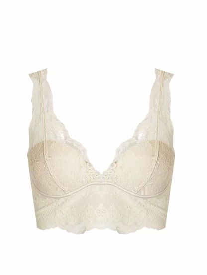 Glorya Floral-Lace Bralette Top