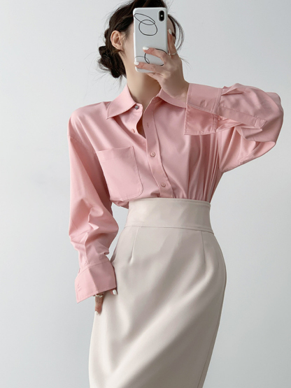 Xaylee Drop Shoulder Shirt-The Black Bow-