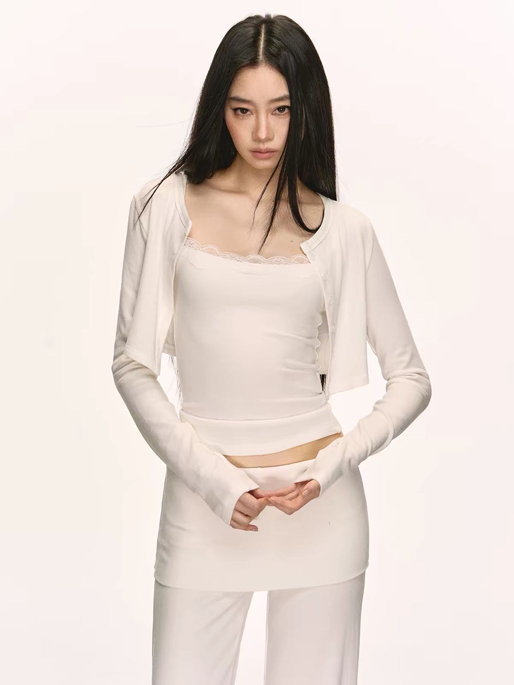 Gatlin Relaxed Casual Set (Sold Seperately-Camisole, Cardigan, Pants,Shorts)