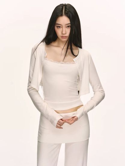 Gatlin Relaxed Casual Set (Sold Seperately-Camisole, Cardigan, Pants,Shorts)