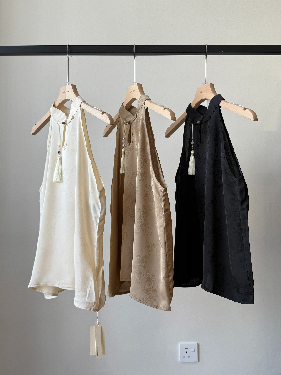 Ke Xin Halter Neck Oriental Top (TP110)