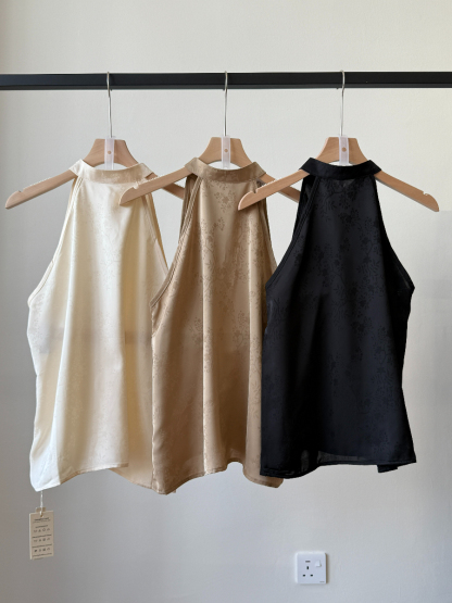 Ke Xin Halter Neck Oriental Top (TP110)