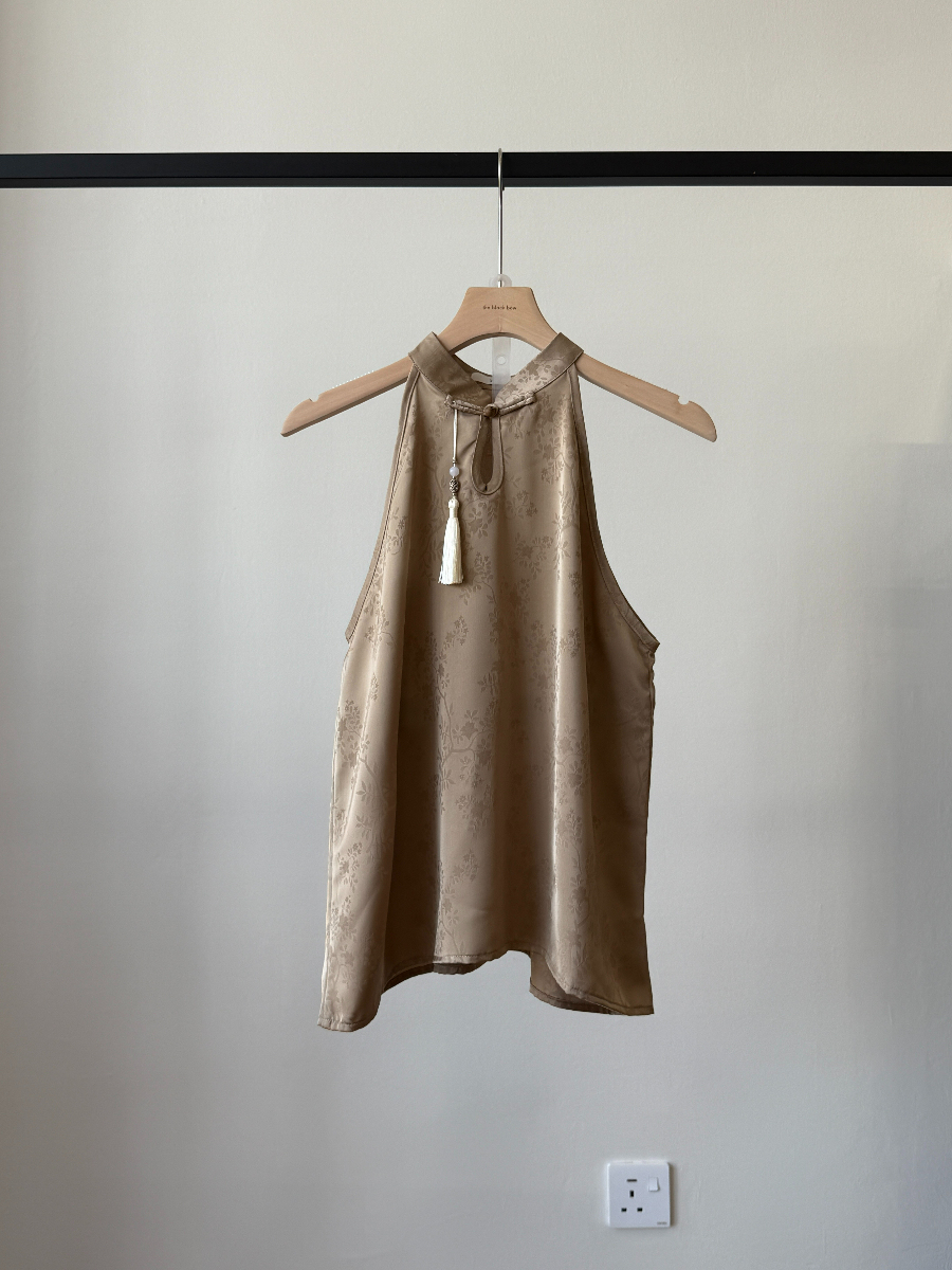 Ke Xin Halter Neck Oriental Top (TP110)