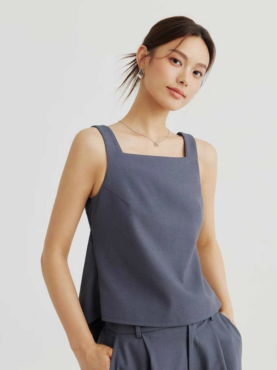 Alexandra Back Waist Tie Linen Top & Pants