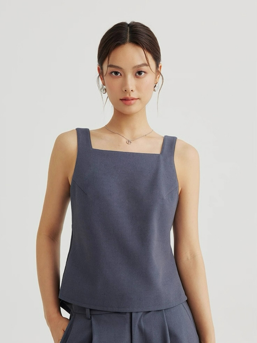 Alexandra Back Waist Tie Linen Top & Pants