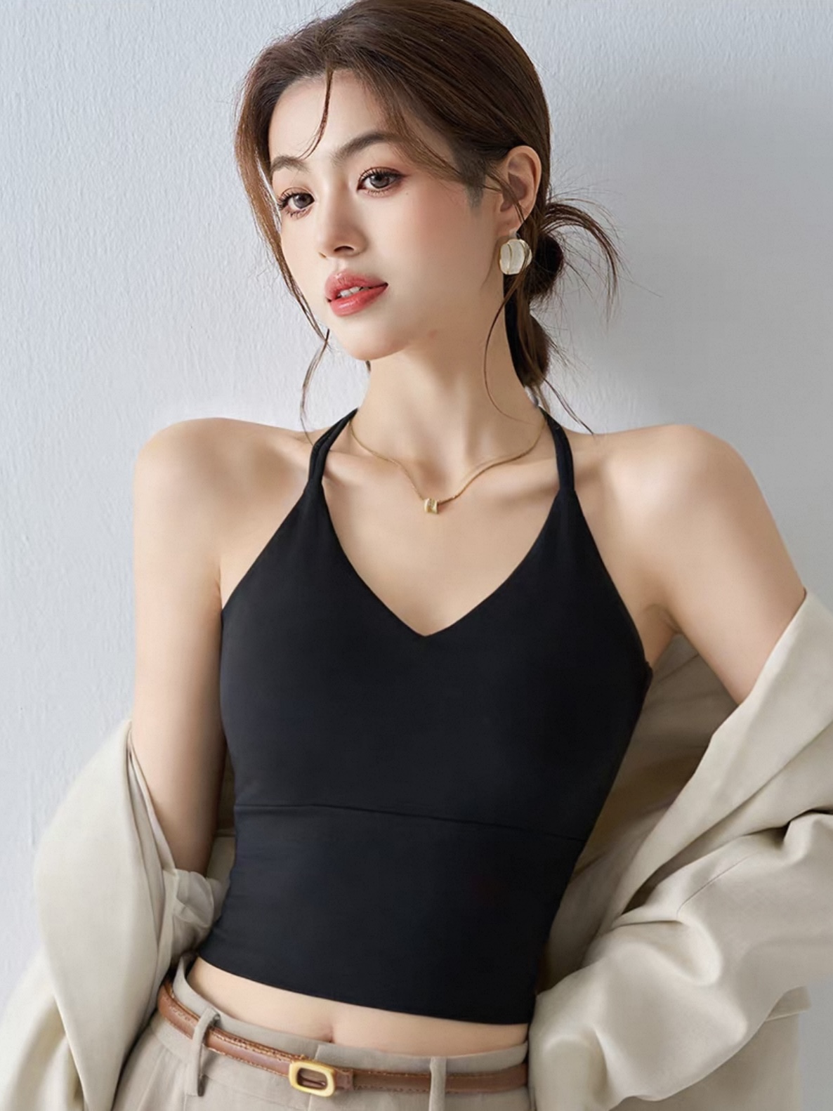 Dayana Cross Back padded Top