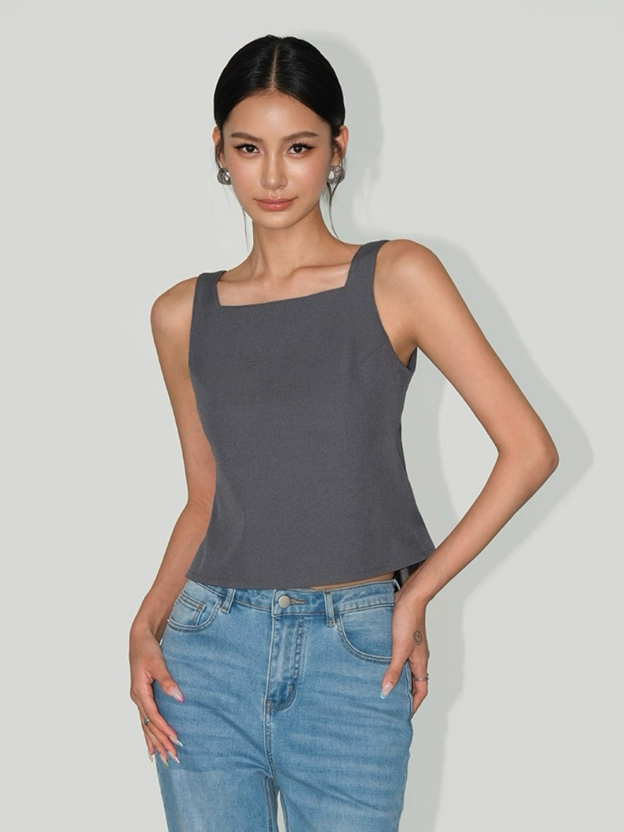 Alexandra Back Waist Tie Linen Top & Pants