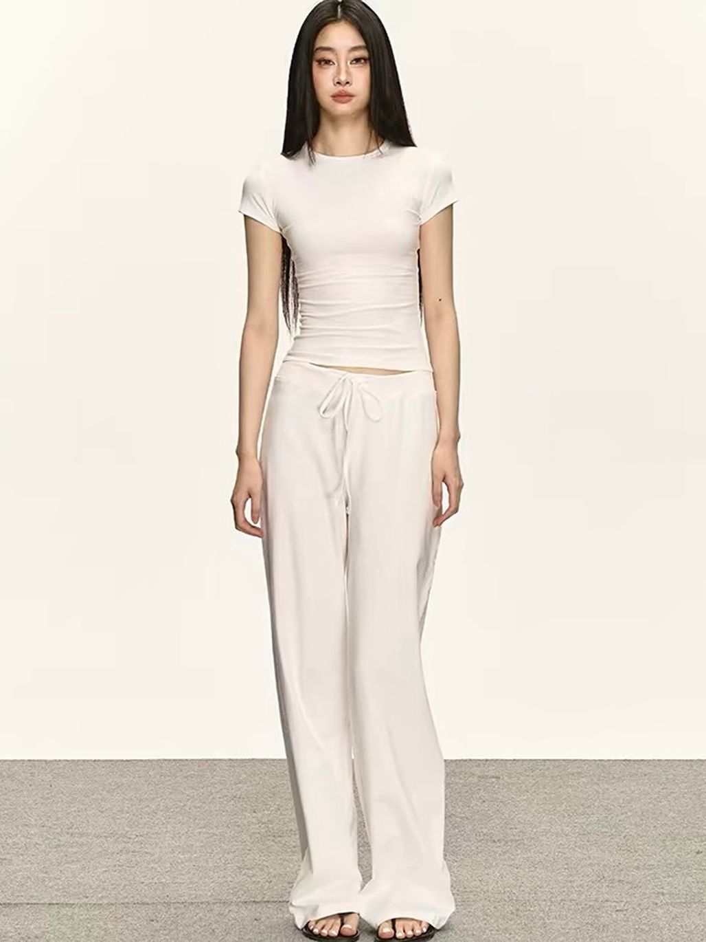 Giavanna Casual Fitted Top & Foldover Pants (Sold Seperately)