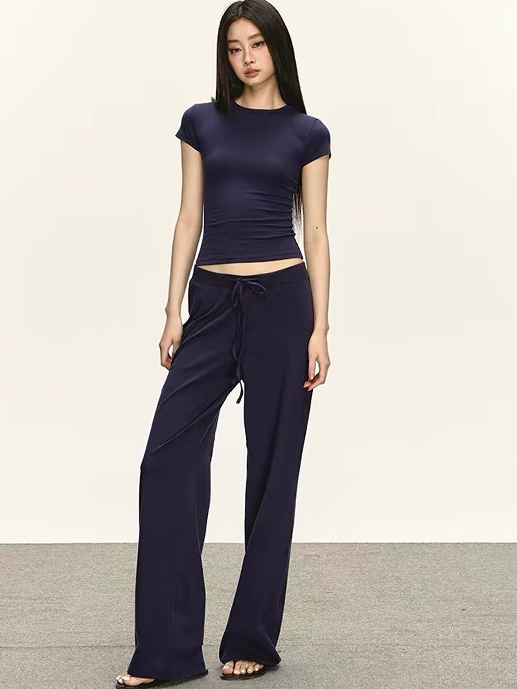 Giavanna Casual Fitted Top & Foldover Pants (Sold Seperately)