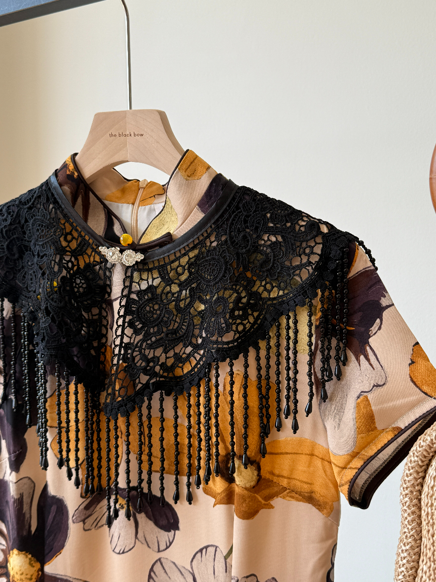 Xi Ping Floral Cheongsam