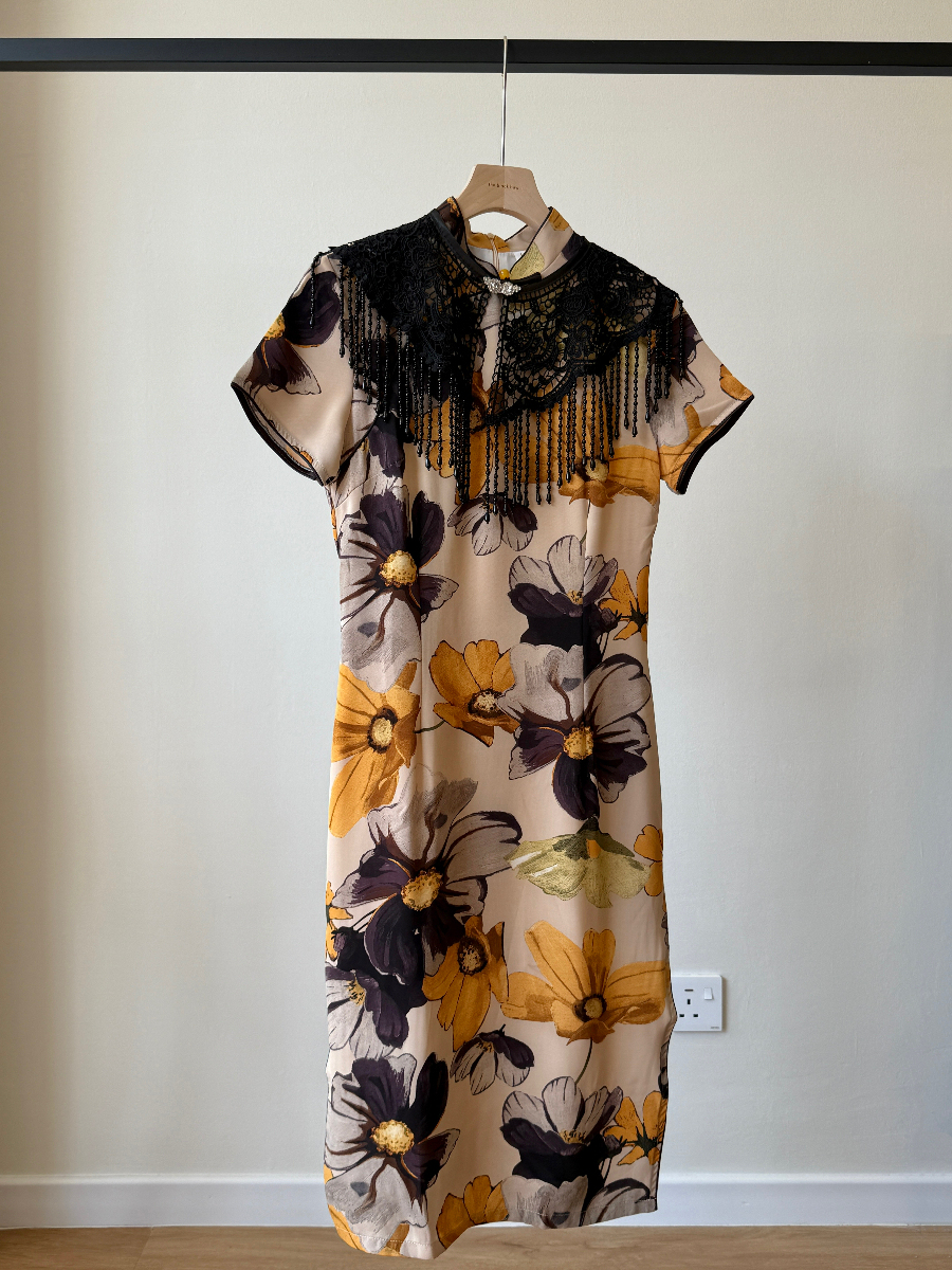 Xi Ping Floral Cheongsam