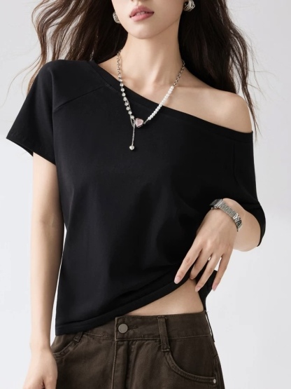 Deena One Shoulder Baisc Top