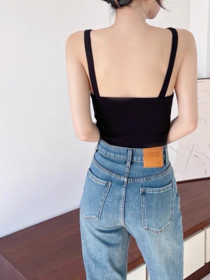 Tzivya Deep-V Knit Top-The Black Bow-