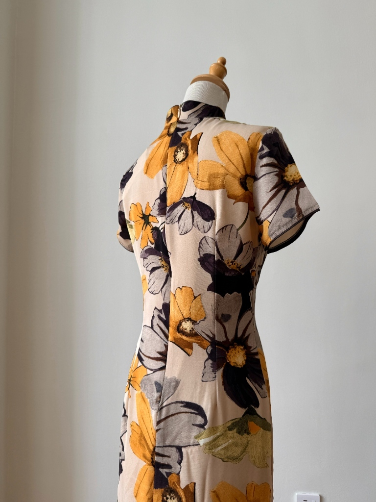 Xi Ping Floral Cheongsam