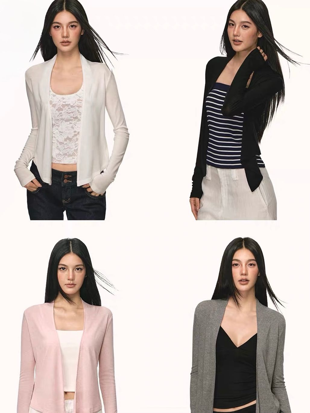 Gigi Lyocell Wool Blend Cardigan
