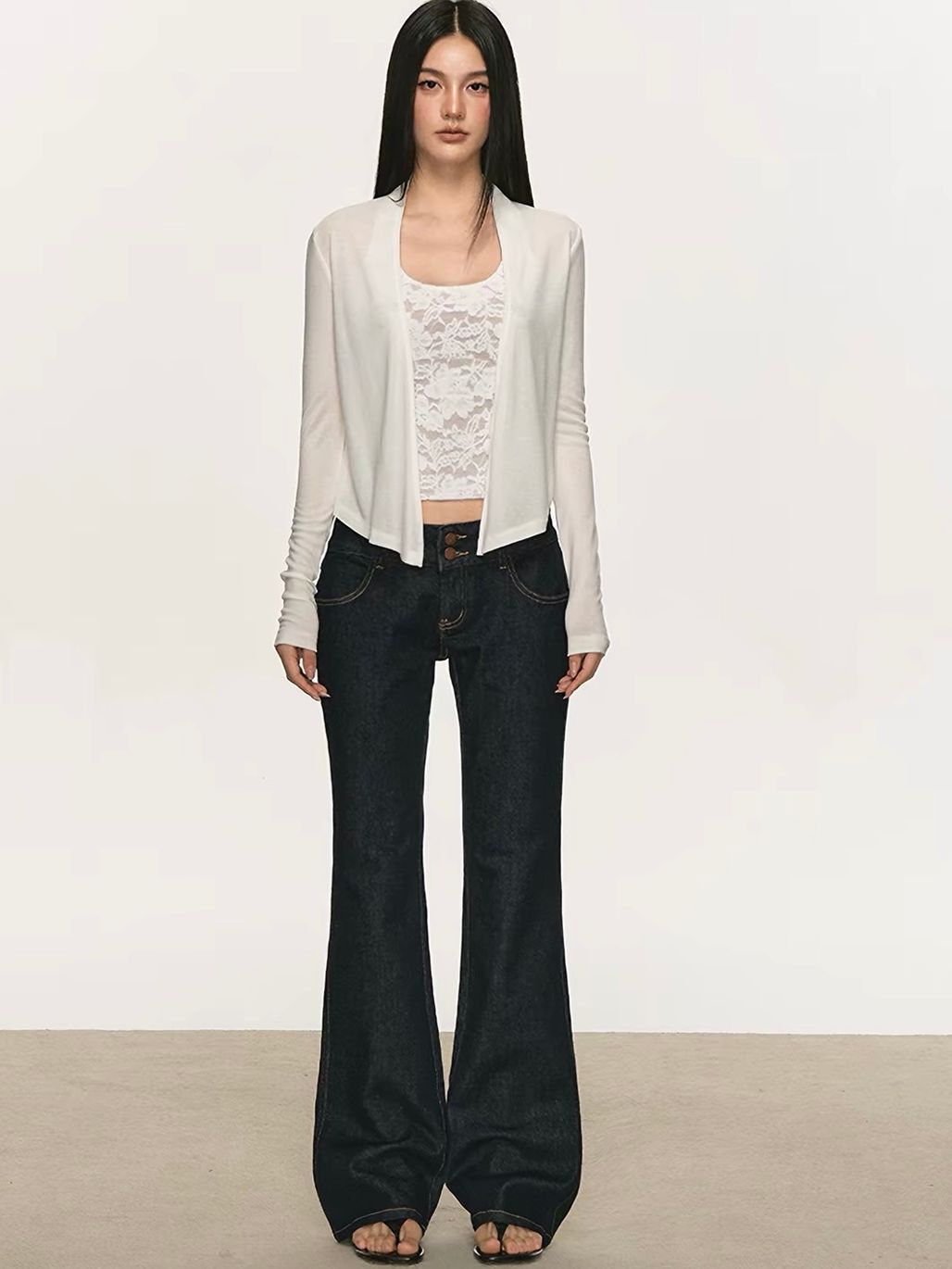 Gigi Lyocell Wool Blend Cardigan