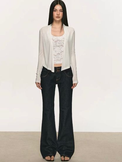 Gigi Lyocell Wool Blend Cardigan