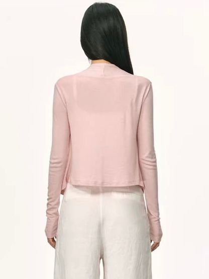 Gigi Lyocell Wool Blend Cardigan