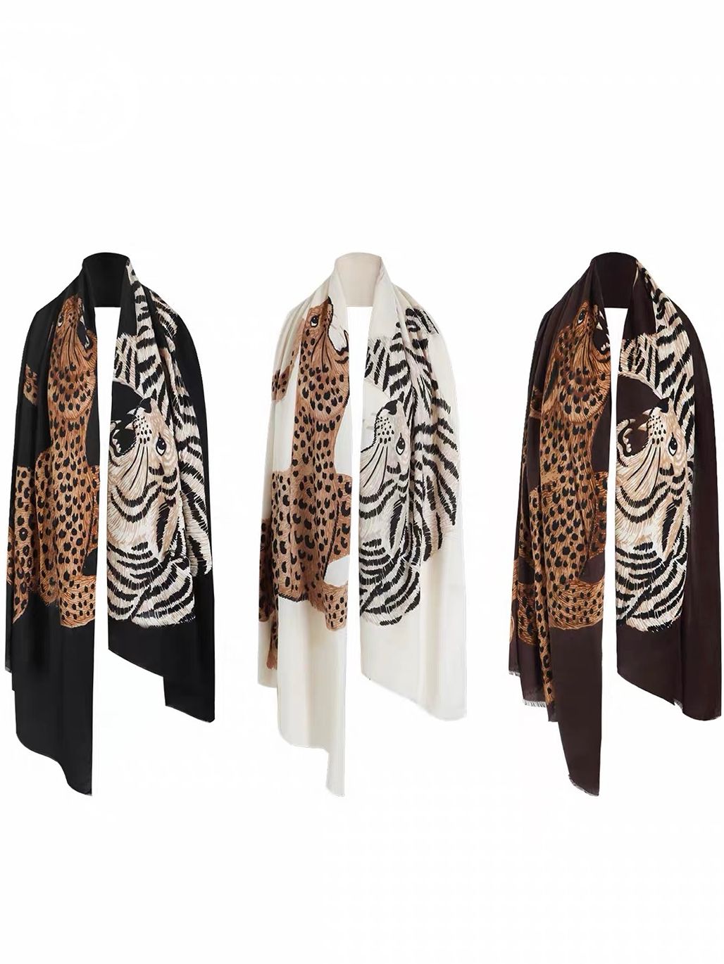 Gayel Wild Safari Print Shawl