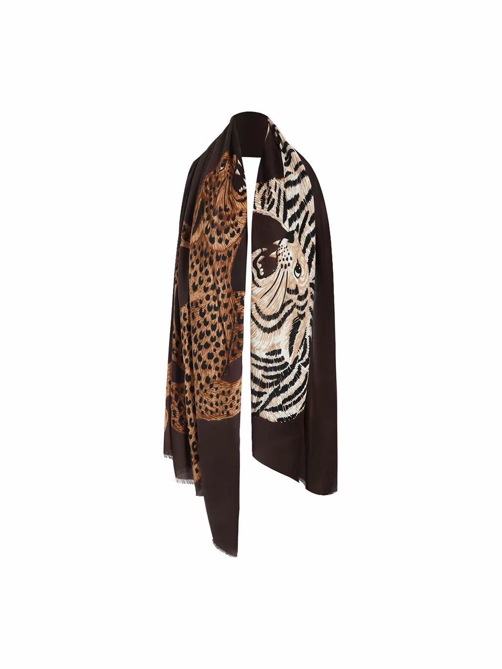 Gayel Wild Safari Print Shawl