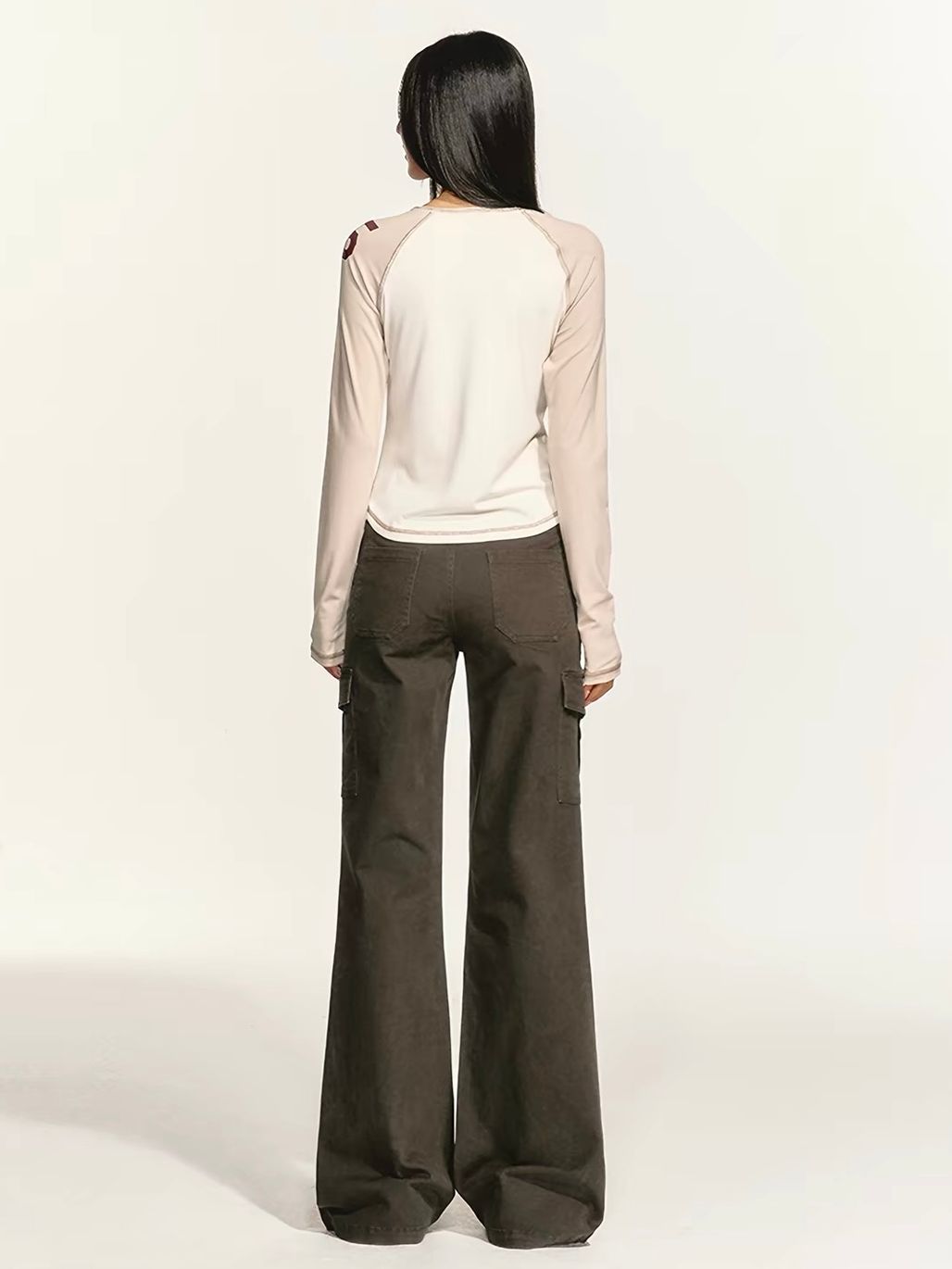 Gertur Two-Tone Raglan Top