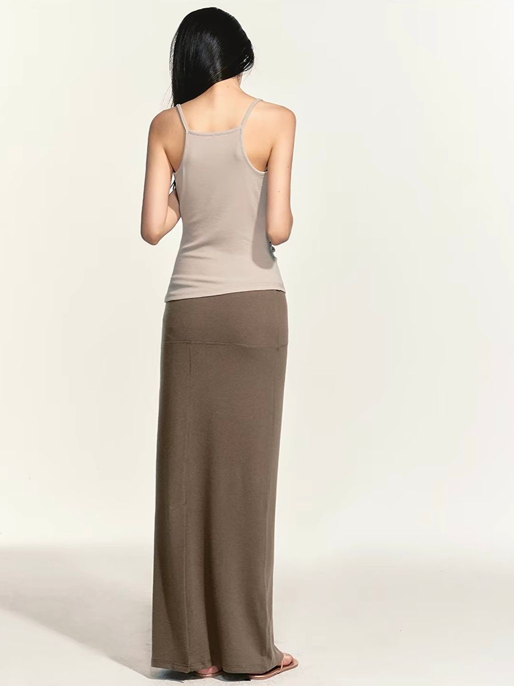Graca Soft Knit Three-Piece Holiday Set (Sold Seperately-Camisole, Cardigan, Maxi Skirt)