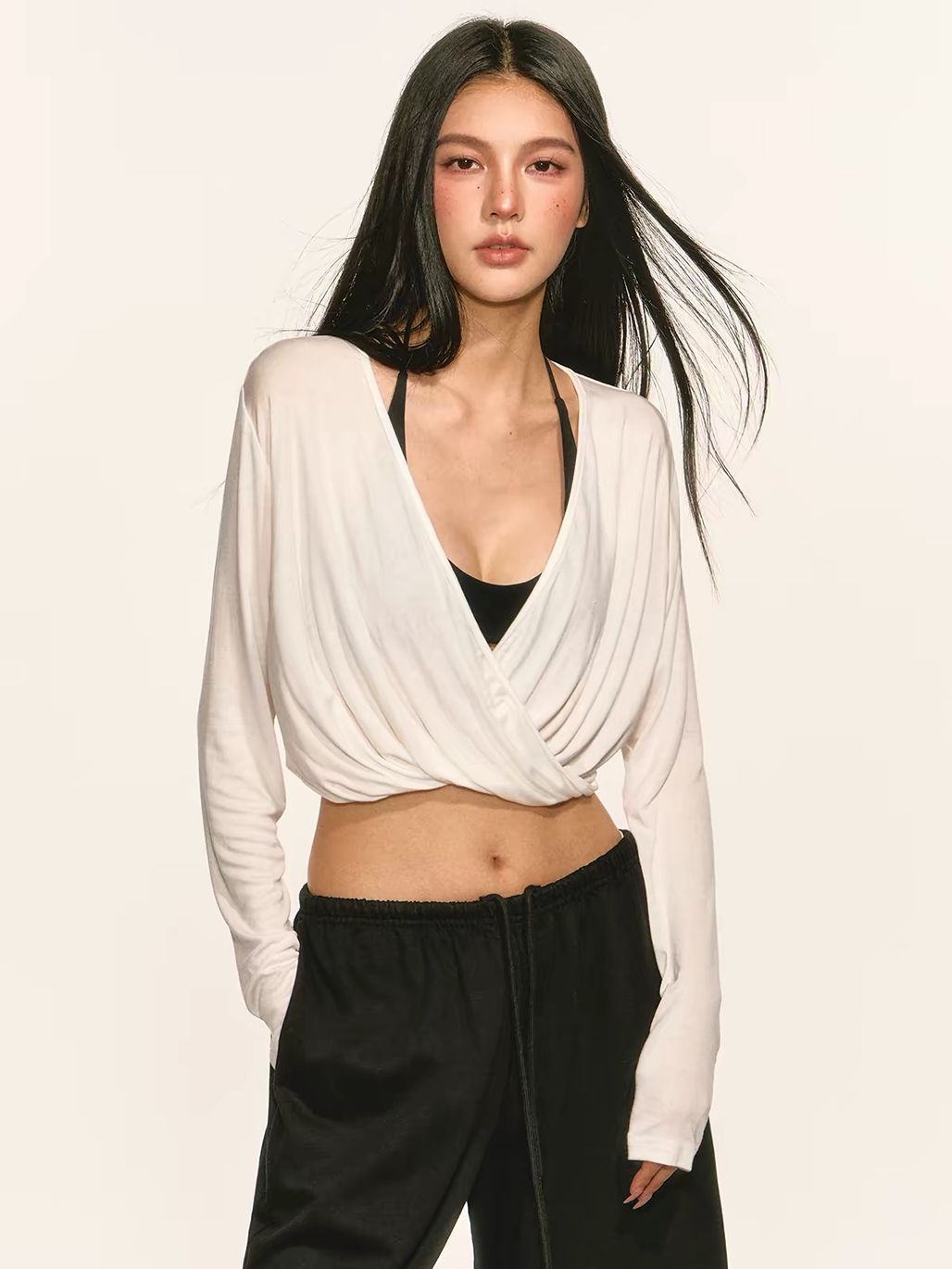 Gavya Wrap Top & Neck Tie Padded Top (Sold Seperately)