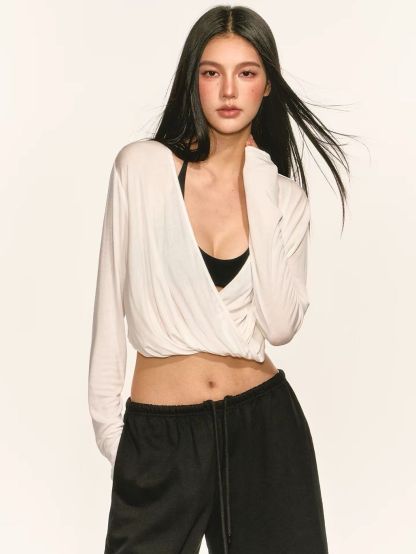 Gavya Wrap Top & Neck Tie Padded Top (Sold Seperately)